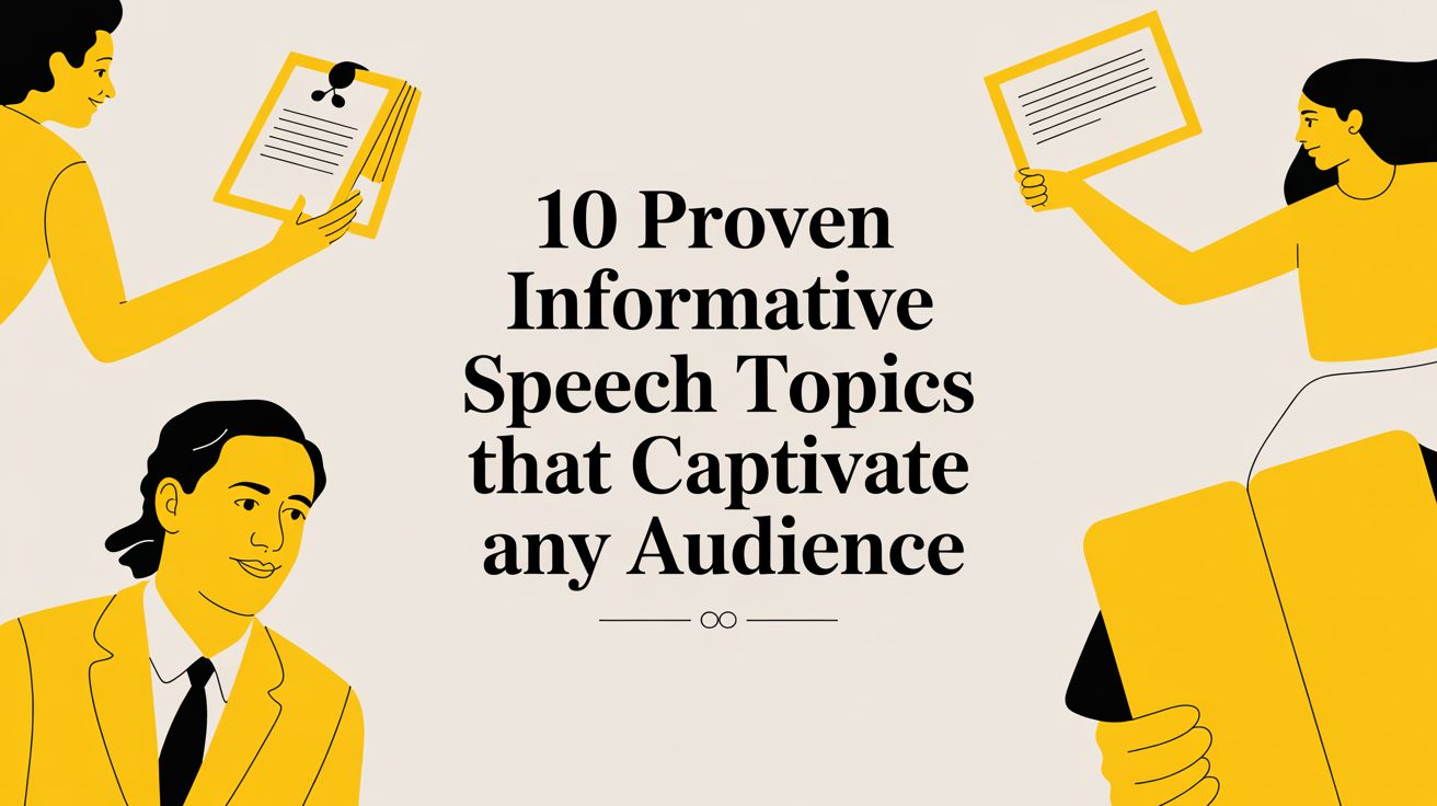10 Proven Informative Speech Topics That Captivate Any Audience