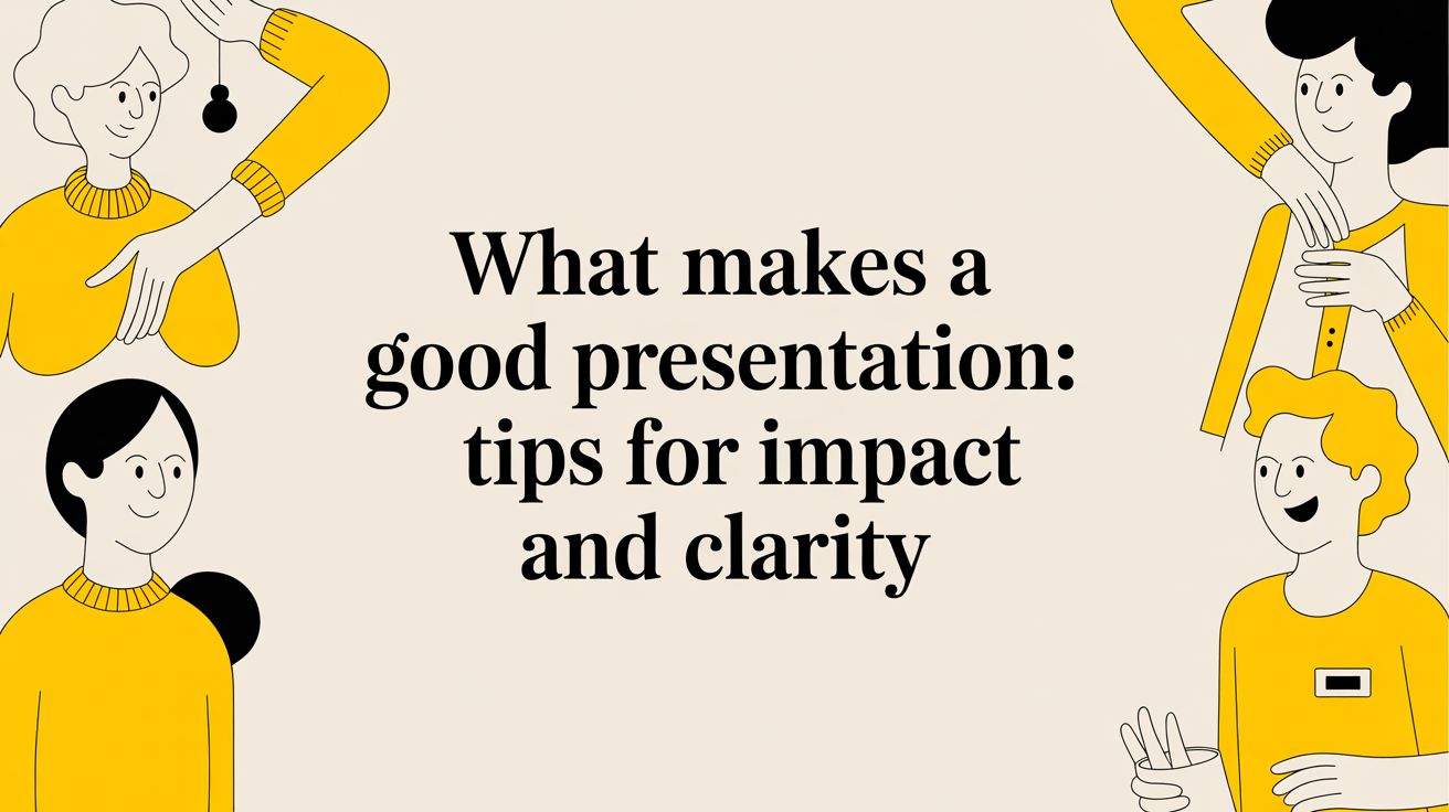 What makes a good presentation? 11 tips for impact and clarity
